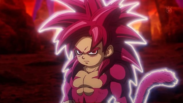 Goku in Super Saiyan 4.