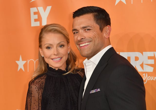 Kelly Ripa and Mark Conseulos attended an event in New York City on June 17, 2019.