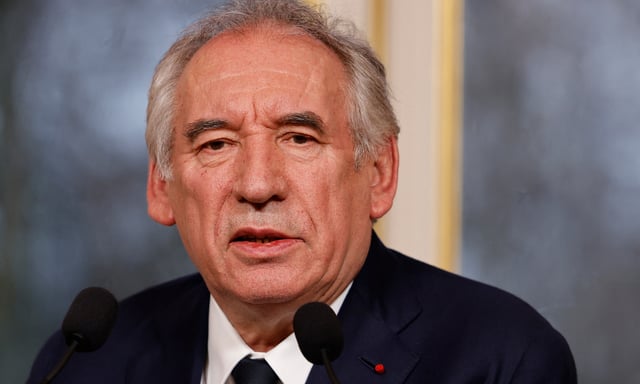 François Bayrou le 26 février 2025 à l'hôtel de Matignon