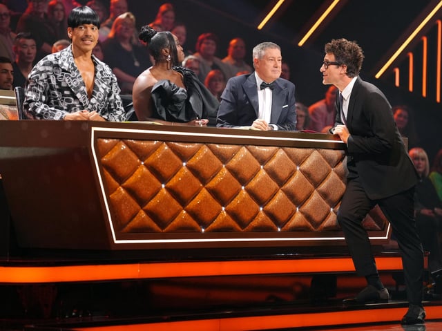 Daniel Hartwich und die "Let's Dance"-Jury.