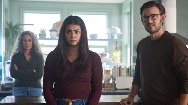 Del, Alice, and Elliot in The Way Home Season 3