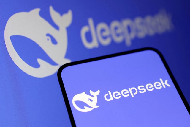The Deepseek logo is seen in this illustration taken Jan. 27, 2025. REUTERS/Dado Ruvic/Illustration/File Photo