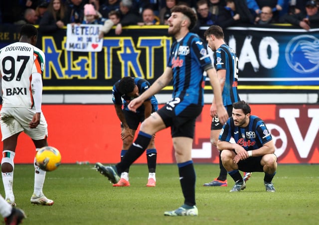 Soccer Football - Serie A - Atalanta v Venezia - Gewiss Stadium, Bergamo, Italy - March 1, 2025 Atalanta's Sead Kolasinac looks dejected after the match REUTERS/Alessandro Garofalo