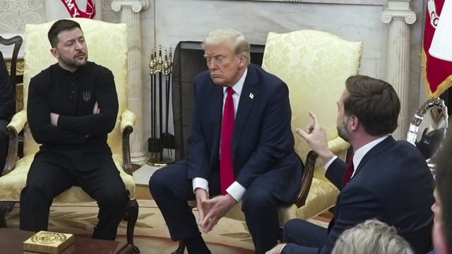 The oil company made the decision in solidarity with Ukraine after a clash between Volodymyr Zelensky and Donald Trump