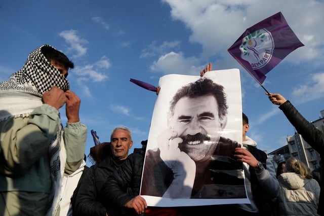 Picture of Abdullah Ocalan, Diyarbakir, Turkey, February 27, 2025. REUTERS/Sertac Kayar