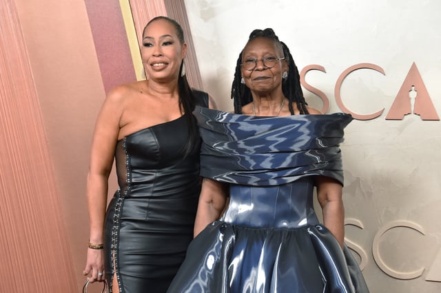 Alex Martin Dean (left) joined her mother, Whoopi Goldberg, at the 97th Oscars on March 2.