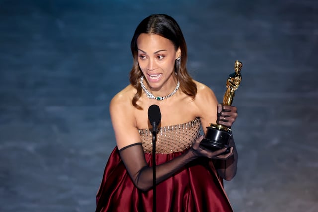 Le discours de Zoe Saldana, Oscar de la Meilleur Actrice dans un second rôle