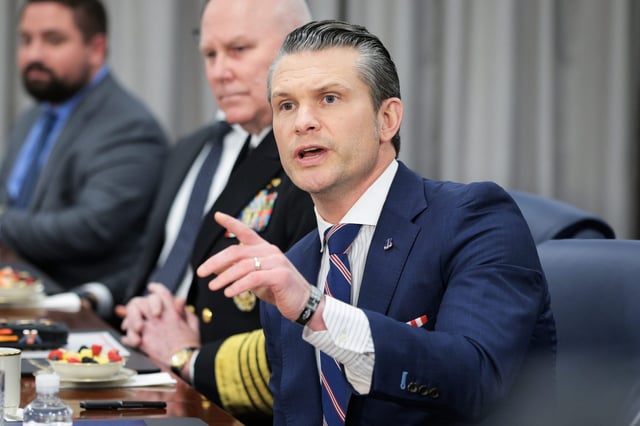 Secretary of Defense Pete Hegseth
