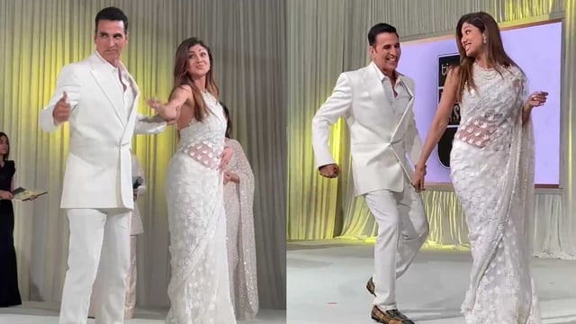 Akshay Kumar and Shilpa Shetty at HT India’s Most Stylish Awards