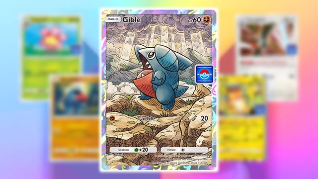 pokemon tcg pocket promo card gible drop event