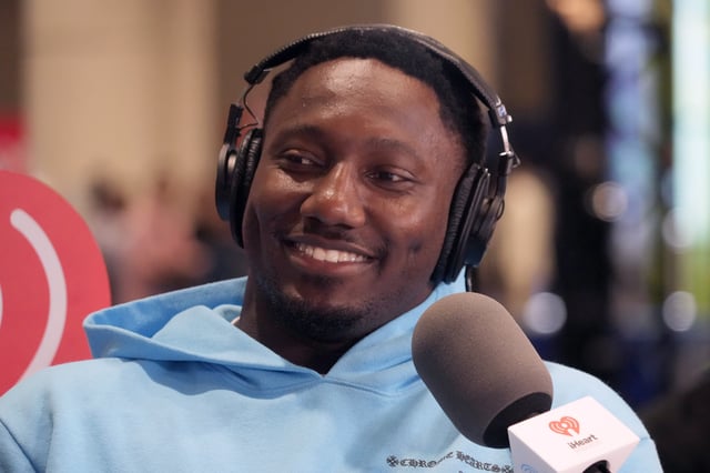 Feb 7, 2025; New Orleans, LA, USA; San Francisco 49ers receiver Deebo Samuel on Radio Row at the Super Bowl LIX media center. Mandatory Credit: Kirby Lee-Imagn Images/File Photo