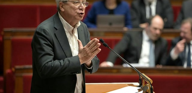 Le député Eric Coquerel (LFI) le 3 février 2025 à l'Assemblée nationale à Paris