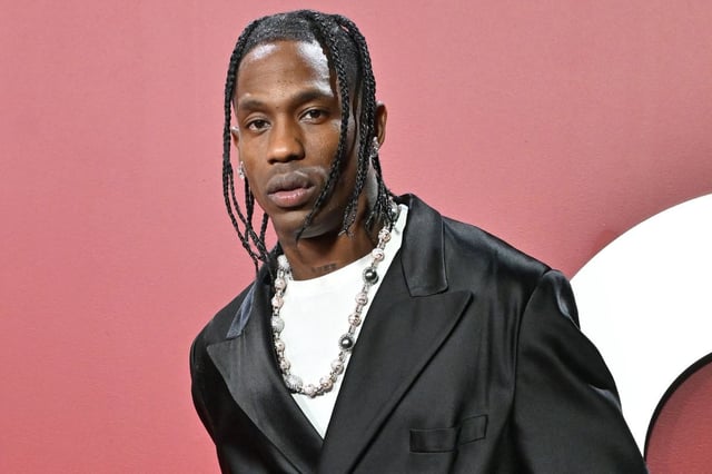 Travis Scott attends the 2023 GQ Men of the Year at Bar Marmont on November 16, 2023, in Los Angeles, California. He was taken into custody in Paris on August 9.