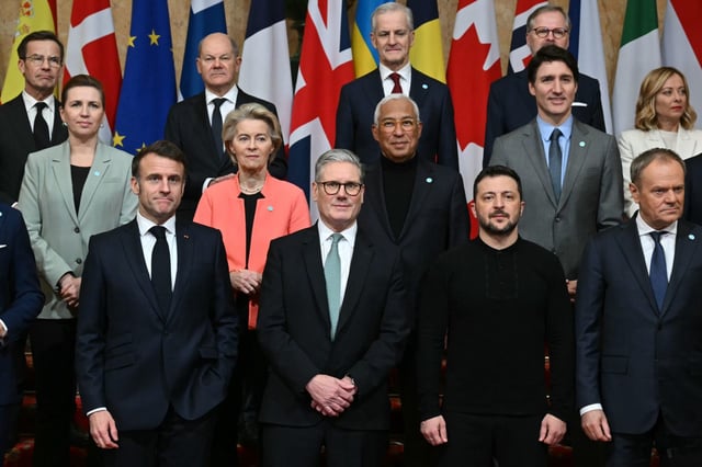 Europe’s leaders rallied around Ukraine as the bloc pledged to beef up defense spending.