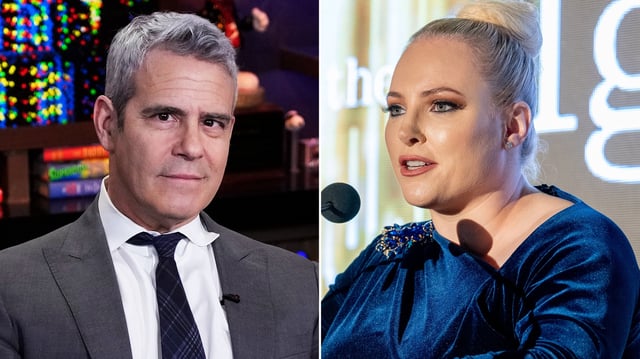 Andy Cohen and Meghan McCain.