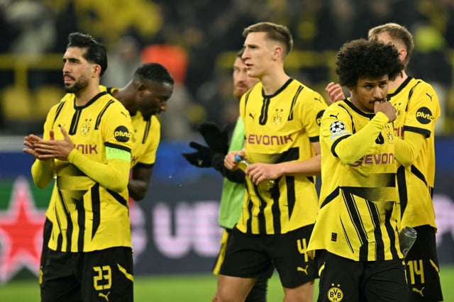 Borussia Dortmund captain Emre Can (left) said his side were "not good at all" in the second half against Lille