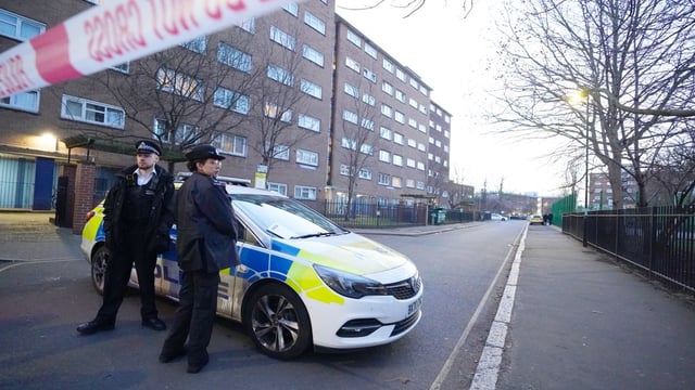 Police attended scene near Stockwell underground station