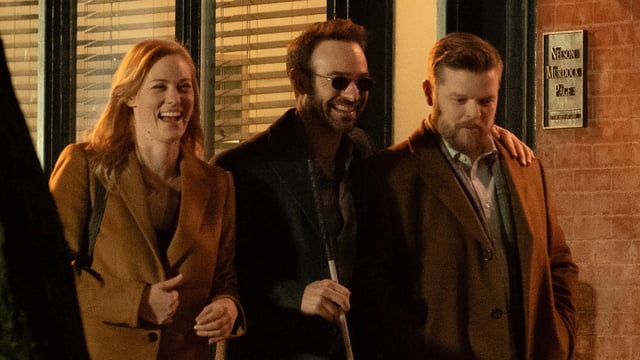 Karen, Matt, and Foggy in Daredevil Born Again Episode 1