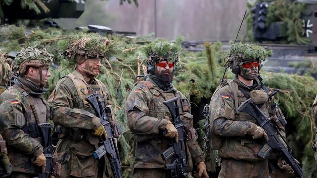 German military spending is currently constrained by the country’s rules on debt