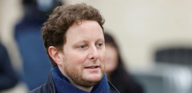 L'ex ministre français Clément Beaune à Paris le 14 février 2024
