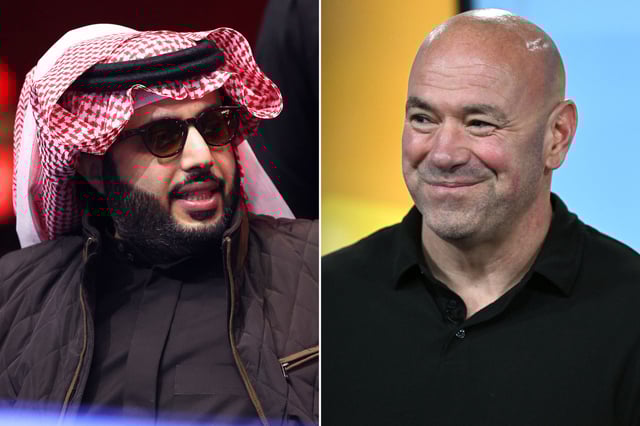 Turki Alalshikh (L) and Dana White have teamed up to launch a brand new boxing league.