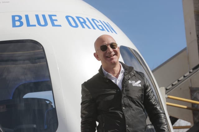 Jeff Bezos is the founder and sole shareholder of Blue Origin.