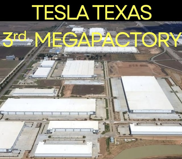 Tesla Megapack Factory in Texas
