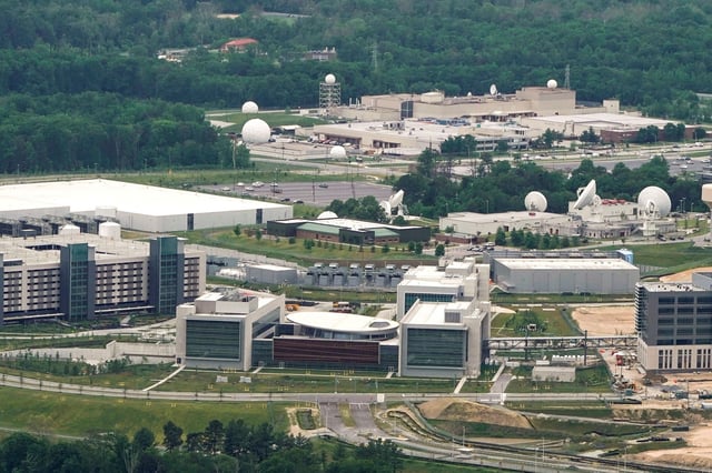 The USCYBERCOM building stands on the National Security Agency campus at Fort Meade, Maryland, U.S., May 25, 2020.      REUTERS/Joshua Roberts/File Photo