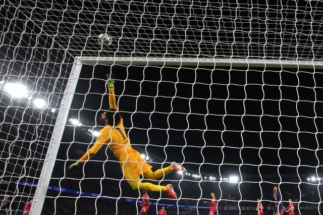 Alisson was in imperious form as Liverpool beat Paris Saint-Germain in the Champions League.