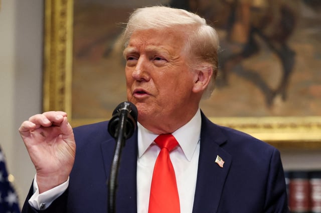 Donald Trump à la Maison-Blanche le 3 mars
