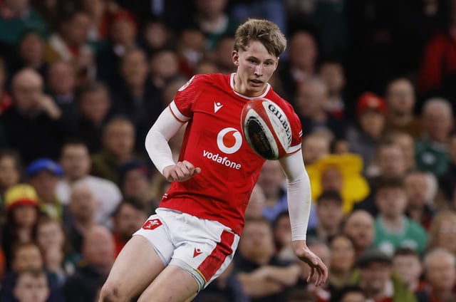 Rugby Union - Six Nations Championship - Wales v Ireland - Millennium Stadium, Cardiff, Wales, Britain - February 22, 2025 Wales' Ellis Mee in action Action Images via Reuters/Andrew Couldridge/File Photo