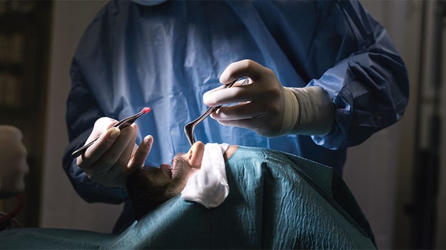 Surgeons extract nasal cartilage for advanced joint repair procedures
