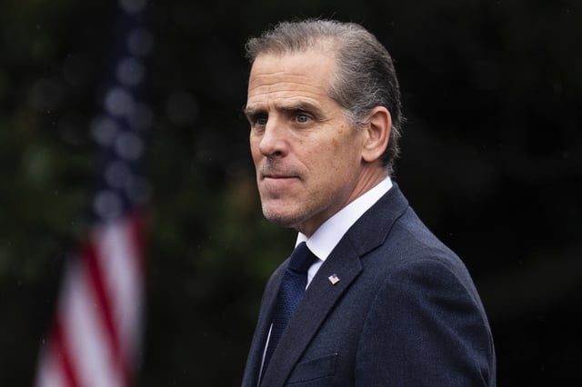 Hunter Biden, the son President Joe Biden, is seen during an event to celebrate the U.S. Olympic and Paralympic teams on the South Lawn of the White House on Monday, September 30, 2024.