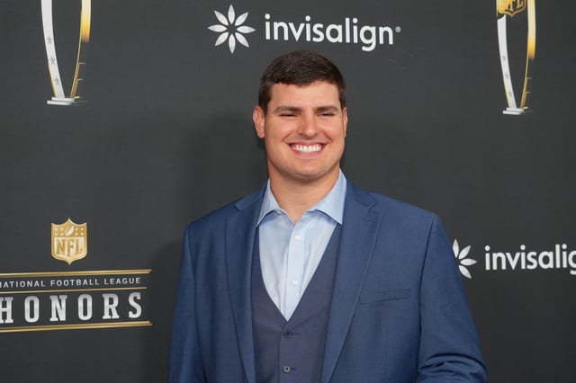 Feb 6, 2025; New Orleans, LA, USA;  Trey Hendrickson on the red carpet before Super Bowl LIX NFL Honors at Saenger Theatre. Mandatory Credit: Kirby Lee-Imagn Images/File Photo