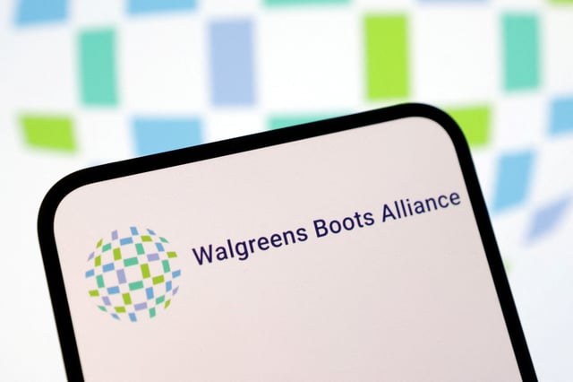 Walgreens Boots Alliance logo is seen in this illustration taken February 11, 2025.