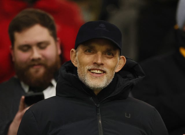 Soccer Football - Premier League - Wolverhampton Wanderers v Nottingham Forest - Molineux Stadium, Wolverhampton, Britain - January 6, 2025 England manager Thomas Tuchel in the stands before the match REUTERS/David Klein/File Photo