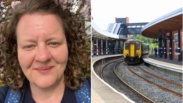 Commuter Joanne Spires says she has stopped using the train because of cancellations (Photo: Supplied/Chris Booth/Tees Valley CA)