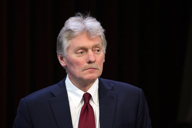 Kremlin spokesman Dmitry Peskov attends Russian President Vladimir Putin's annual televised year-end press conference and phone-in held in Moscow, Russia December 19, 2024. Sputnik/Gavriil Grigorov/Pool via REUTERS/File Photo