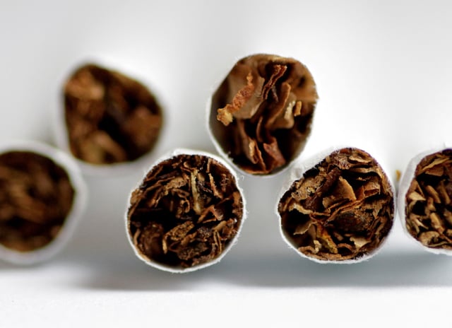 Cigarettes are seen in this illustration photo taken May 24, 2017. Picture taken May 24, 2017. REUTERS/Thomas White/Illustration/File Photo
