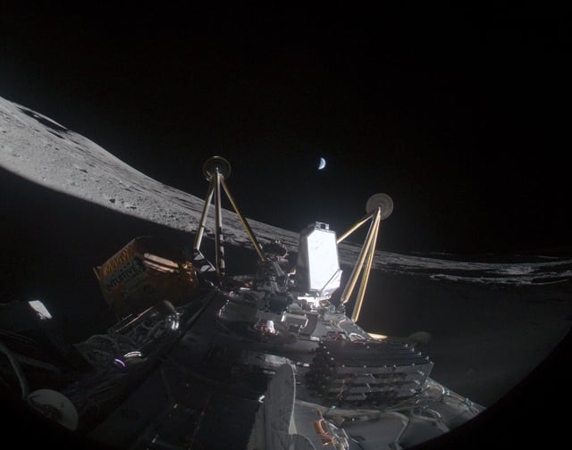 The Athena lunar lander by Intuitive Machines landed on its side in a crater, keeping it from generating sufficient power.