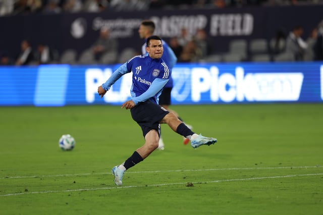 Mar 1, 2025; San Diego, California, USA; San Diego FC forward Chucky Lozano (11) warms up before the game against St. Louis CITY SC at Snapdragon Stadium. Mandatory Credit: Abe Arredondo-Imagn Images/File Photo