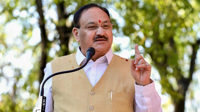 BJP national chief JP Nadda. On January 20, 2020, he was formally elected as the 11th National President of the party and has held this position since then