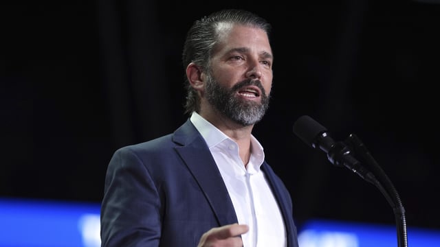Donald Trump Jr slammed news reports that claim he plans to be the next US President