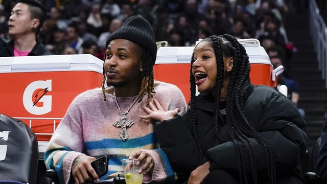 Rapper DDG has complained that his former partner Halle Bailey has not allowed him to see their son