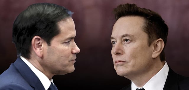 Außenminister Marco Rubio, Präsidentenberater Elon Musk