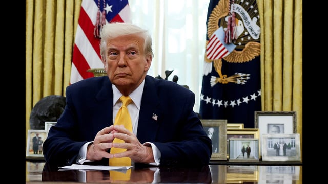 US President Donald Trump claimed New Delhi has agreed to cut its levies on American exports (REUTERS)