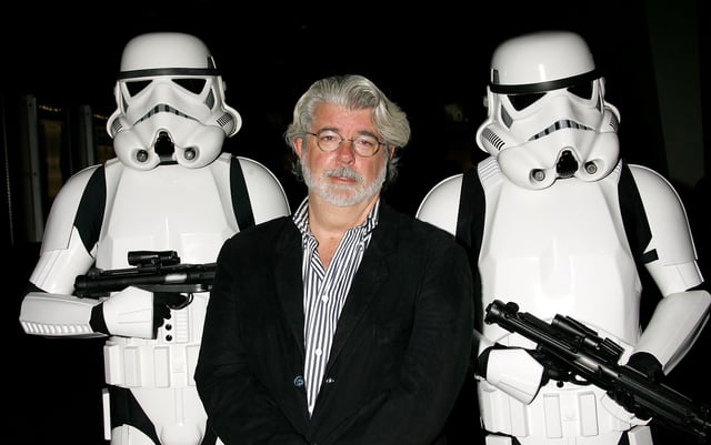 Director George Lucas presents the film &#34;Star Wars - Episode IV: A New Hope&#34; at AFI&#39;s 40th Anniversary celebration presented by Target held at Arclight Cinemas on October 3, 2007 in Hollywood, California.