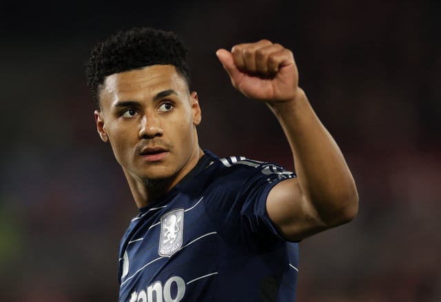 Soccer Football - Premier League - Brentford v Aston Villa - GTech Community Stadium, London, Britain - March 8, 2025 Aston Villa's Ollie Watkins celebrates scoring their first goal REUTERS/Ian Walton