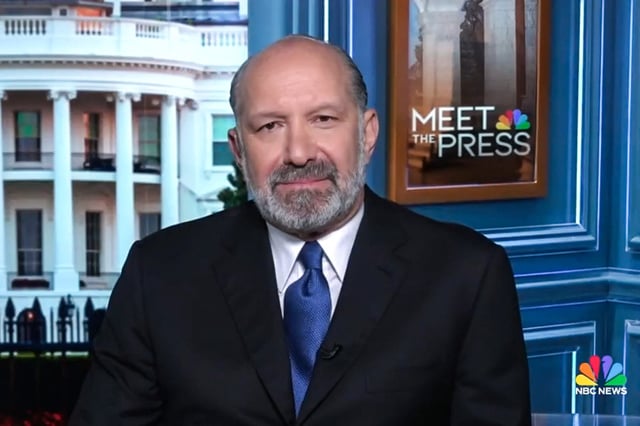 Commerce Secretary Howard Lutnick on NBC News' "Meet the Press" on March 9, 2025.
