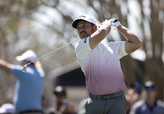 ORLANDO, FLORIDA - MARCH 7: Xander Schauffele hits the ball on the tenth hole tee during the second round of the Arnold Palmer Invitational presented by Mastercard 2025 at Arnold Palmer Bay Hill Golf Course on March 7, 2025 in Orlando, Florida. (Photo by Michael Pimentel/ISI Photos/Getty Images)